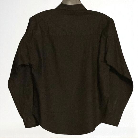 Vintage AMRI Women's Black Embellished Western Shirt Sz Medium Rhinestones Rodeo - Picture 7 of 9